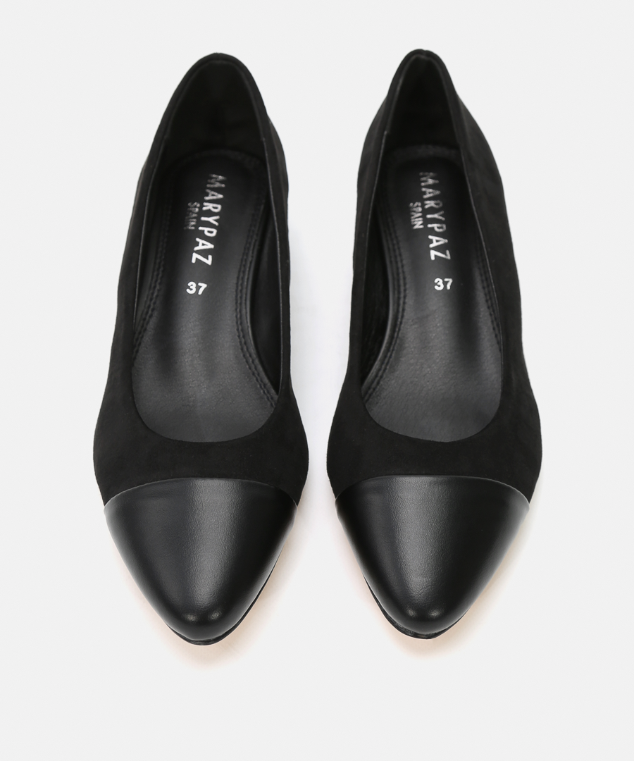 Sapatos salto biqueira combinada image number null